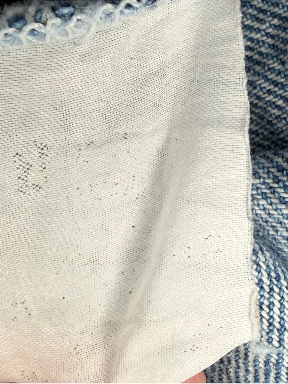 Vintage OshKosh B'Gosh Blue Denim Overalls Pants Baby Girl Sz 3-6 / 6-9 Months.